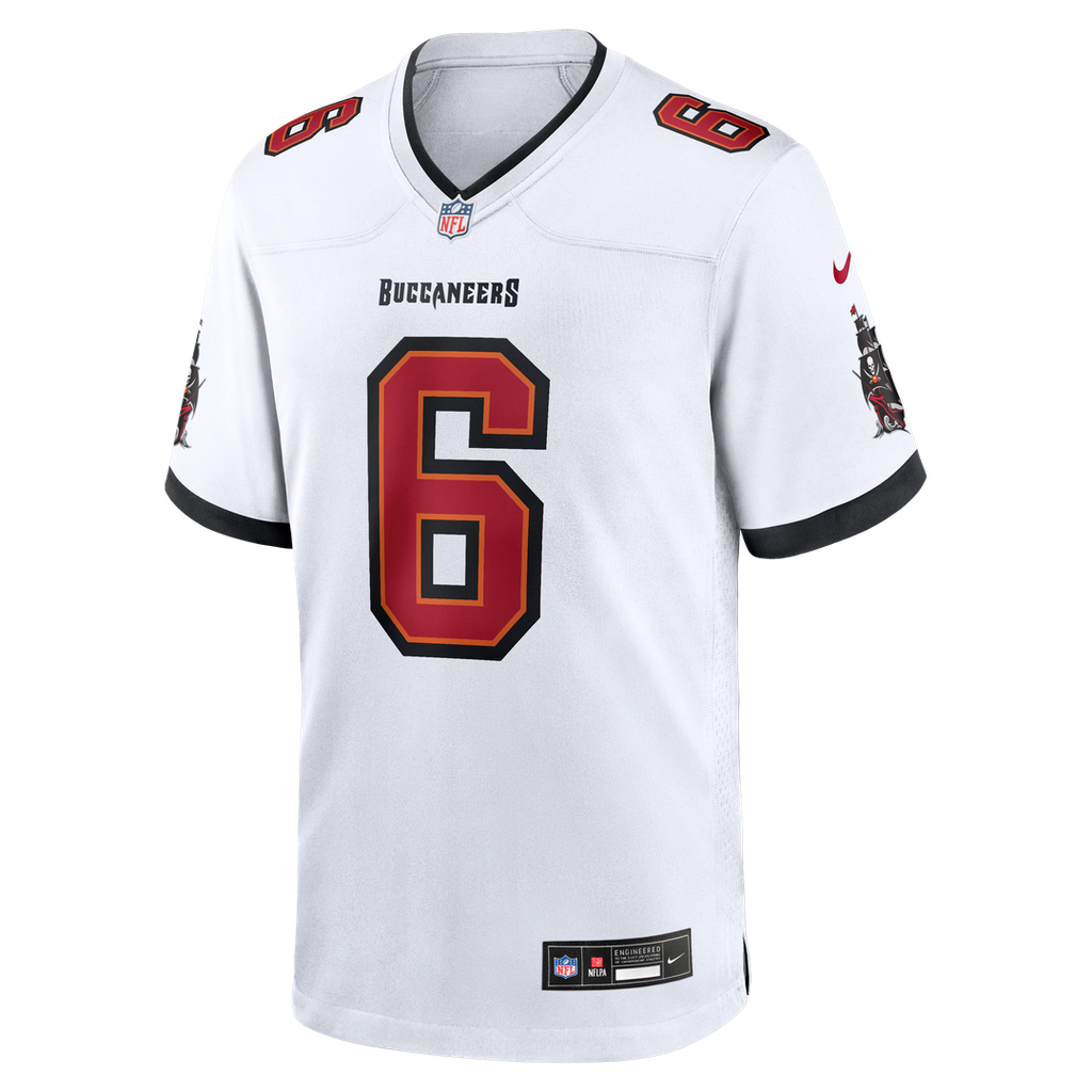Tampa Bay Buccaneers Baker Mayfield Nike Pewter Alternate Game Player Jersey