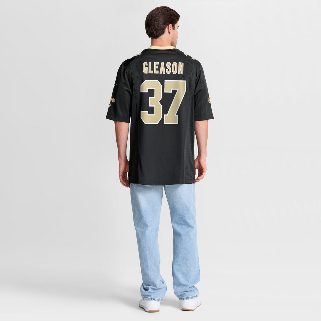 New Orleans Saints Steve Gleason Nike Black Game Retired Player Jersey