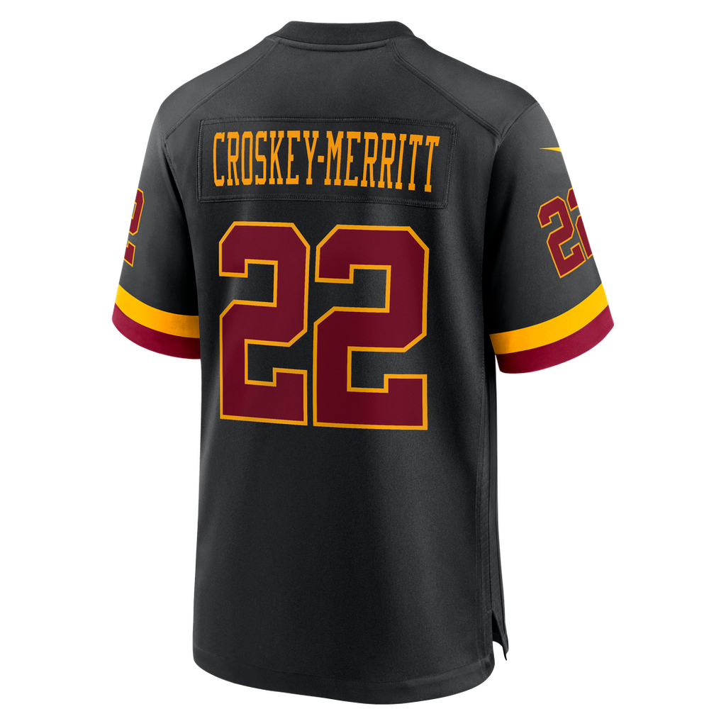 Washington Commanders Jacory Croskey-Merritt Nike White Game Super Bowl Era Jersey