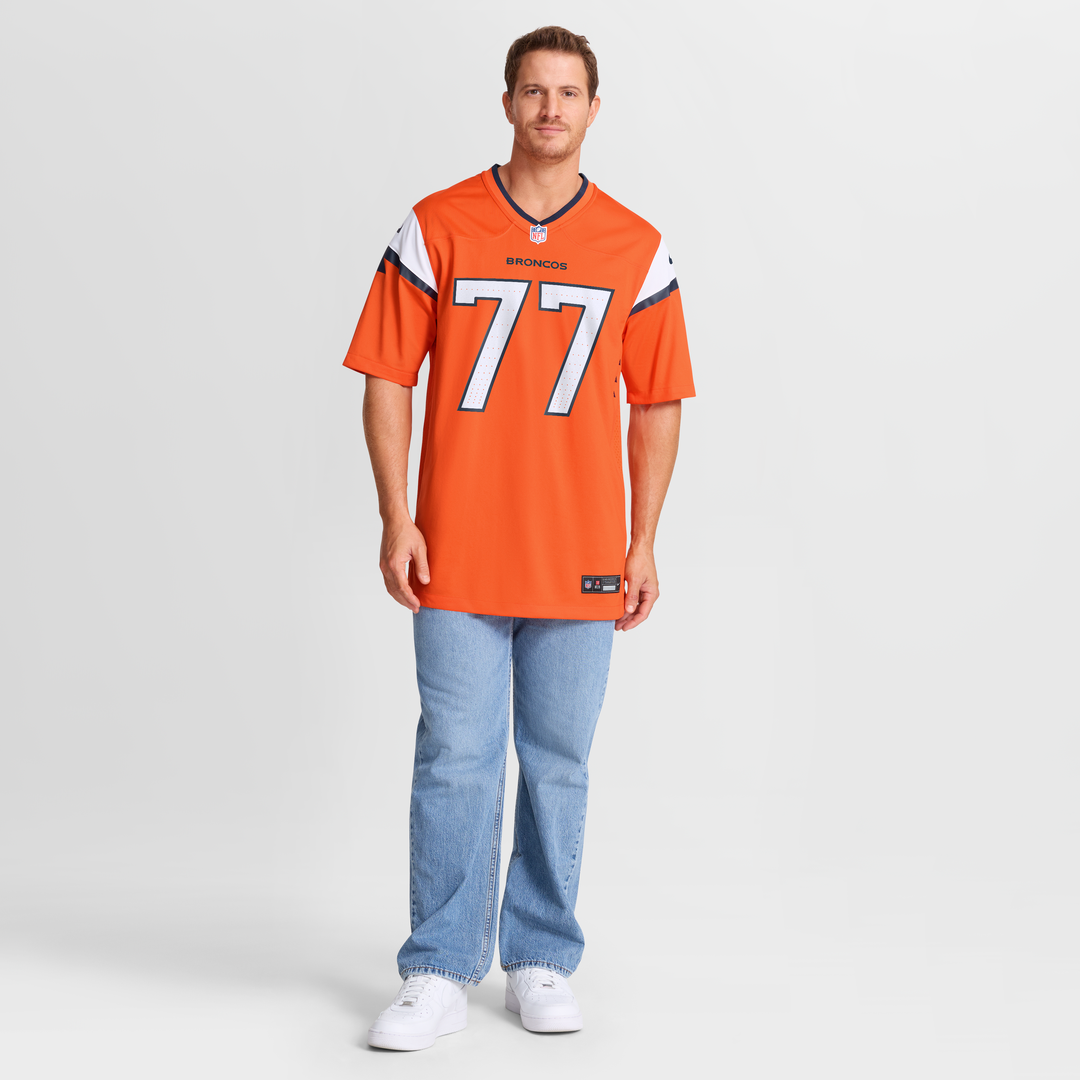 Denver Broncos Quinn Meinerz Nike Orange Team Game Jersey