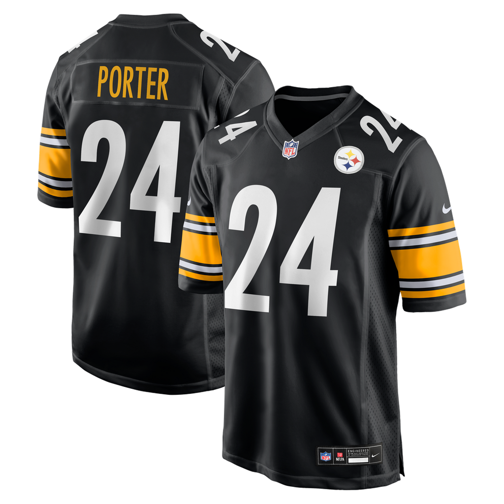 Pittsburgh Steelers Joey Porter Jr. Nike Black Game Jersey