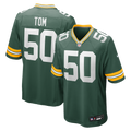Green Bay Packers Zach Tom Nike Green Game Player Jersey