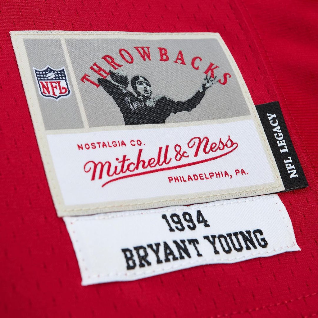 San Francisco 49ers Bryant Young Mitchell & Ness White Legacy Replica Jersey