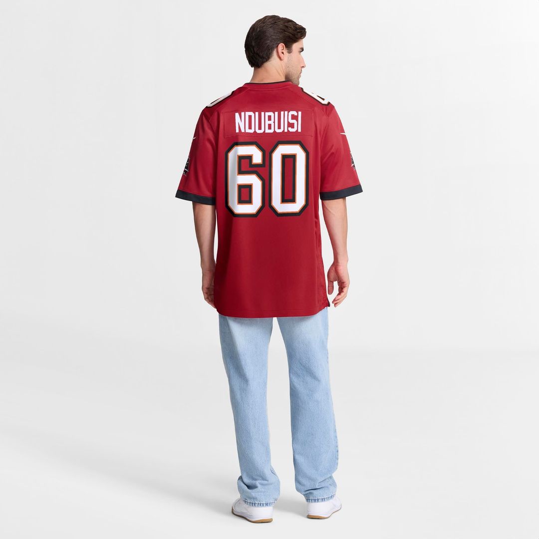 Tampa Bay Buccaneers Haggai Ndubuisi Nike Red Team Game Jersey