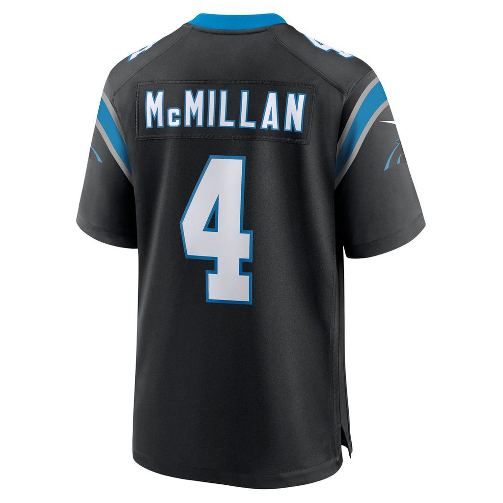 Carolina Panthers Tetairoa McMillan Nike Black Team Game Jersey