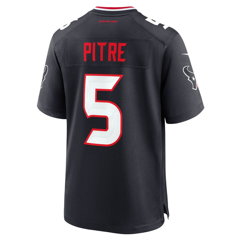 Houston Texans Jalen Pitre Nike Navy Game Jersey