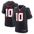 Houston Texans Davis Mills Nike Navy Team Game Jersey
