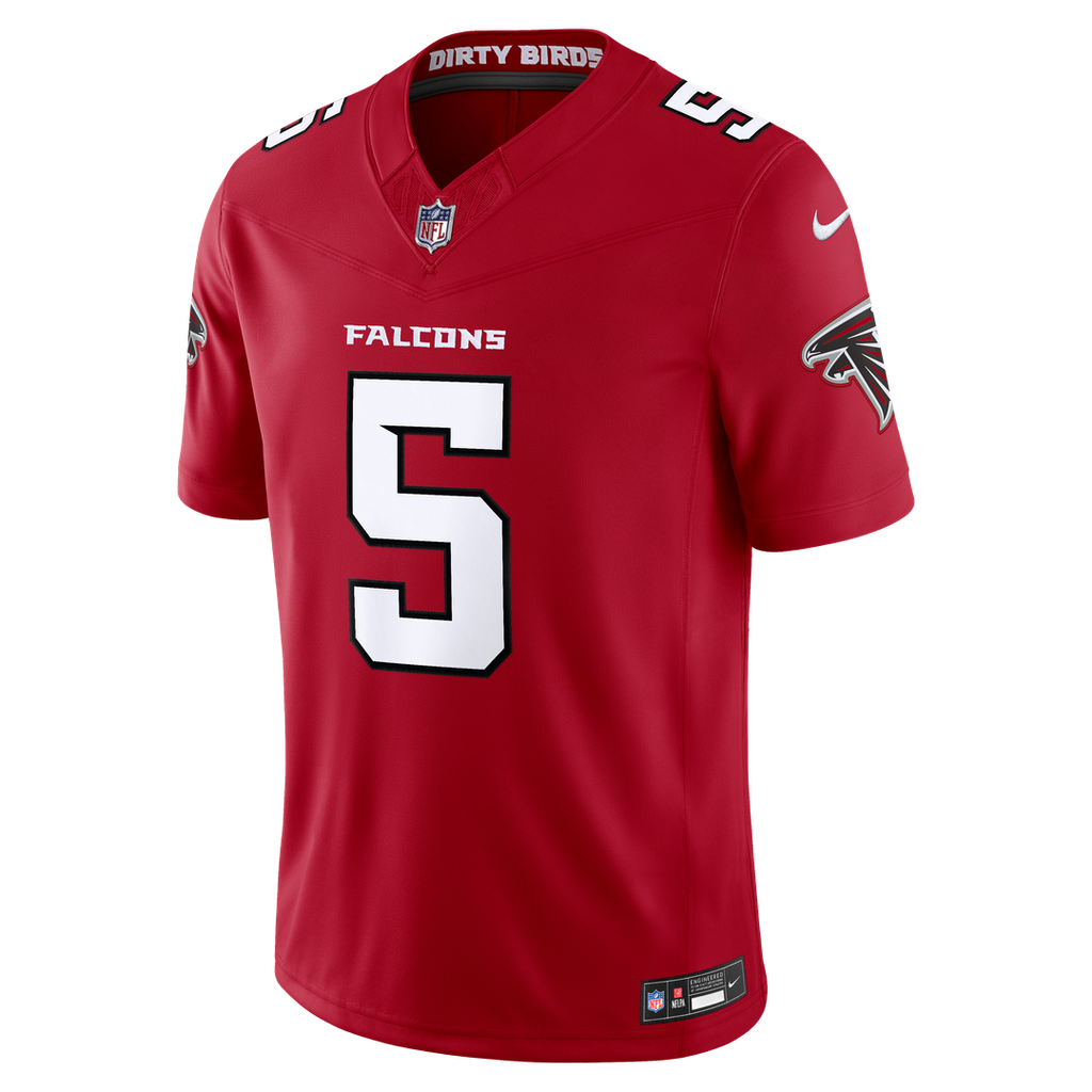Atlanta Falcons Drake London Nike Black Alternate Throwback Vapor F.U.S.E. Stitched Limited Jersey