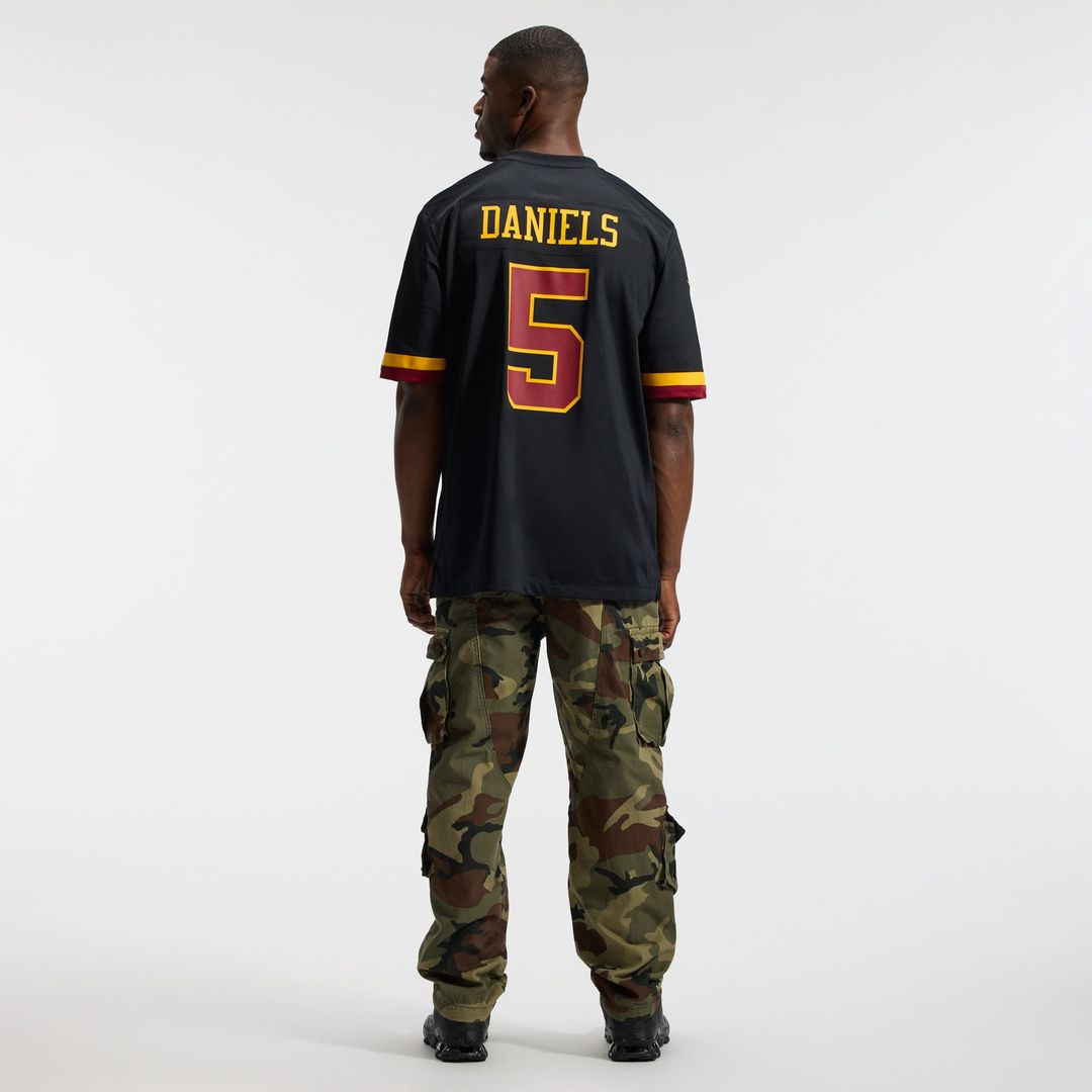 Washington Commanders Jayden Daniels Nike White Game Super Bowl Era Jersey