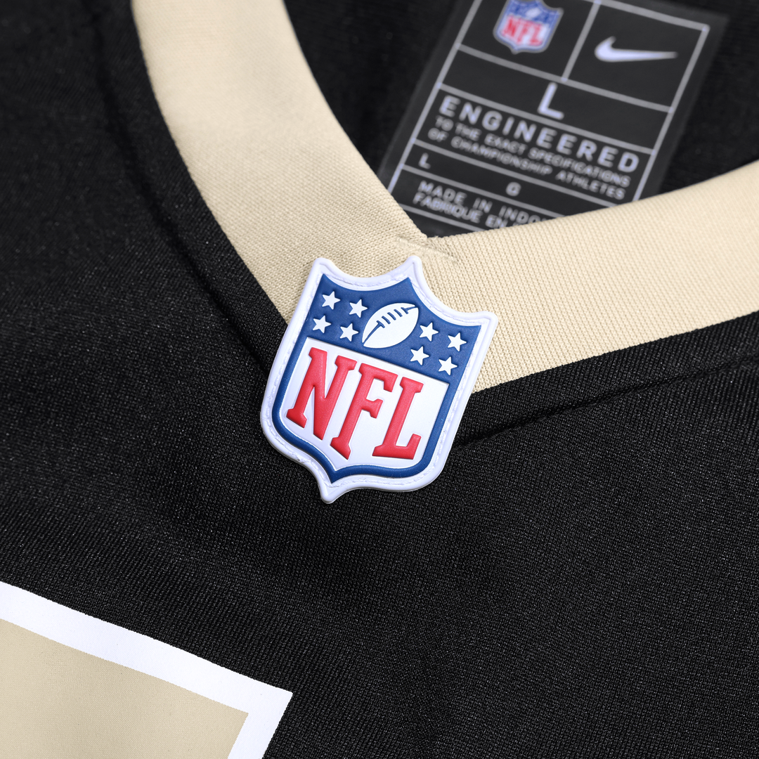 New Orleans Saints Rejzohn Wright Nike Black Team Game Jersey