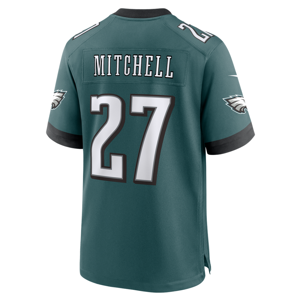 Philadelphia Eagles Quinyon Mitchell Nike Midnight Green Team Game Jersey
