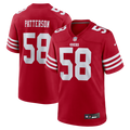 San Francisco 49ers Jarrett Patterson Nike Scarlet Team Game Jersey