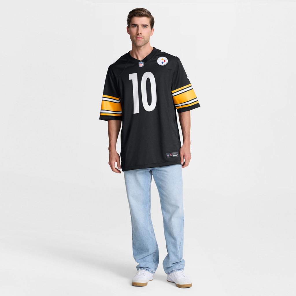 Pittsburgh Steelers Roman Wilson Nike Black Game Player Jersey