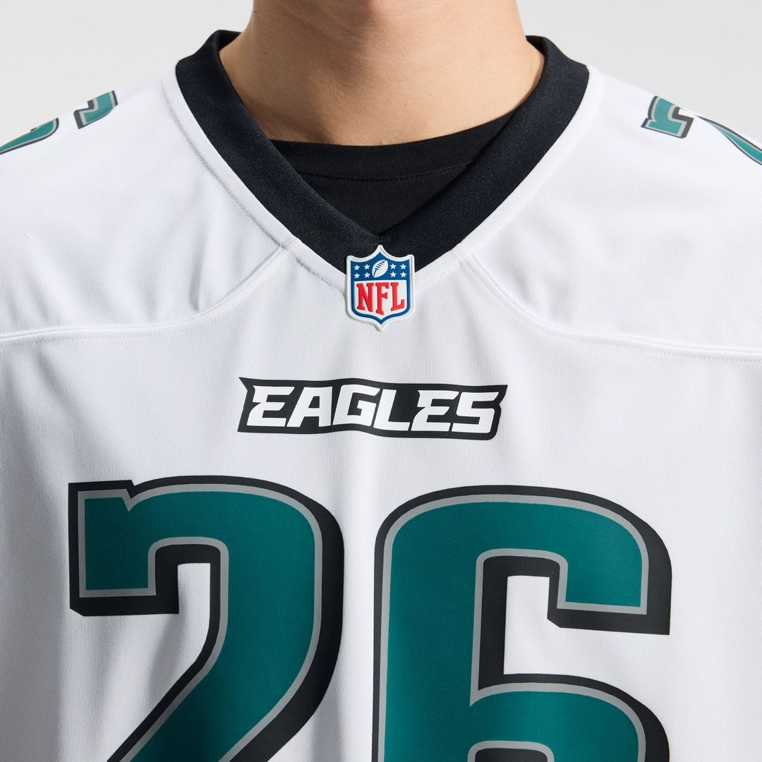 Philadelphia Eagles Saquon Barkley Nike Midnight Green Team Game Jersey