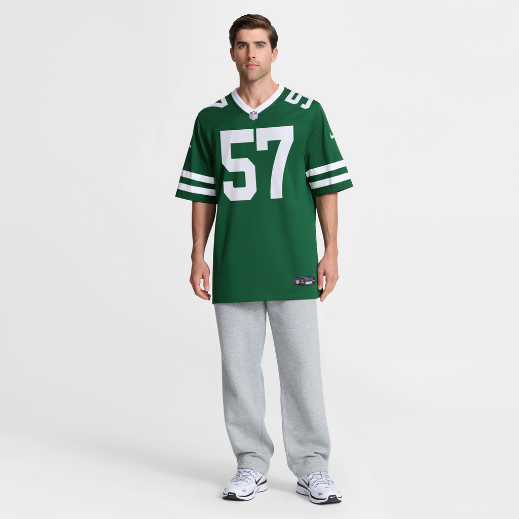 New York Jets C.J. Mosley Nike Legacy Green Team Game Jersey
