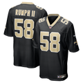 New Orleans Saints Chris Rumph II Nike Black Team Game Jersey