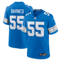 Detroit Lions Derrick Barnes Nike Blue Team Game Jersey