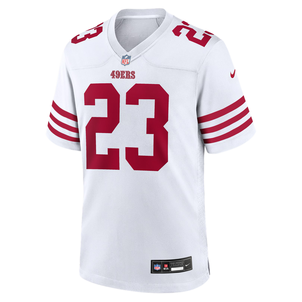 San Francisco 49ers Christian McCaffrey Nike Scarlet Game Player Jersey