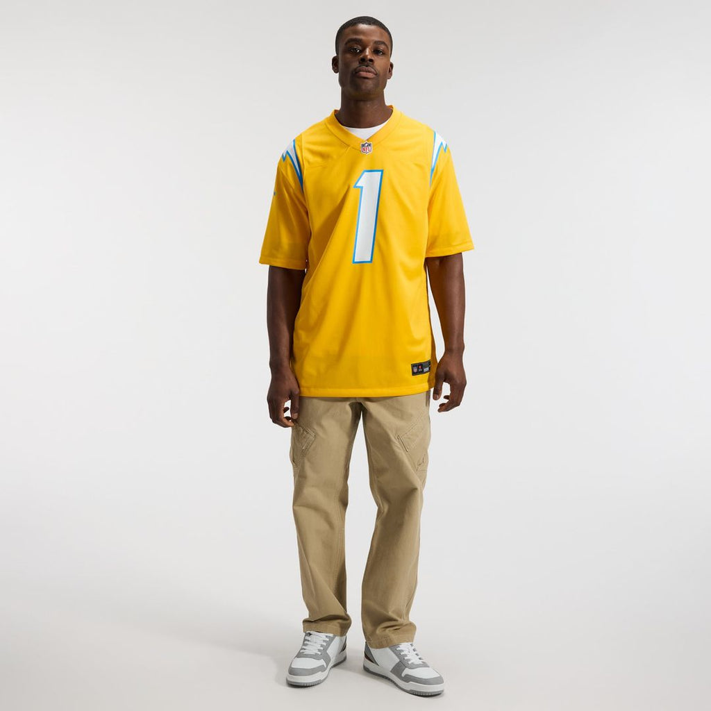 Los Angeles Chargers Quentin Johnston Nike Powder Blue Game Player Jersey