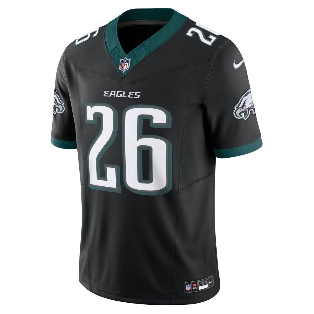 Philadelphia Eagles Saquon Barkley Nike Black Vapor F.U.S.E. Limited Jersey