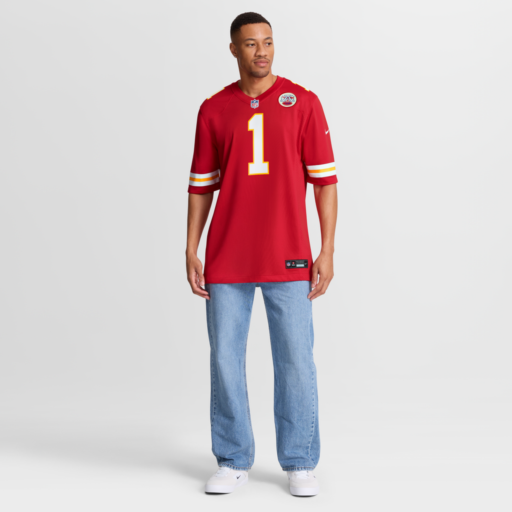 Kansas City Chiefs Number 1 Groom Nike Red Game Jersey