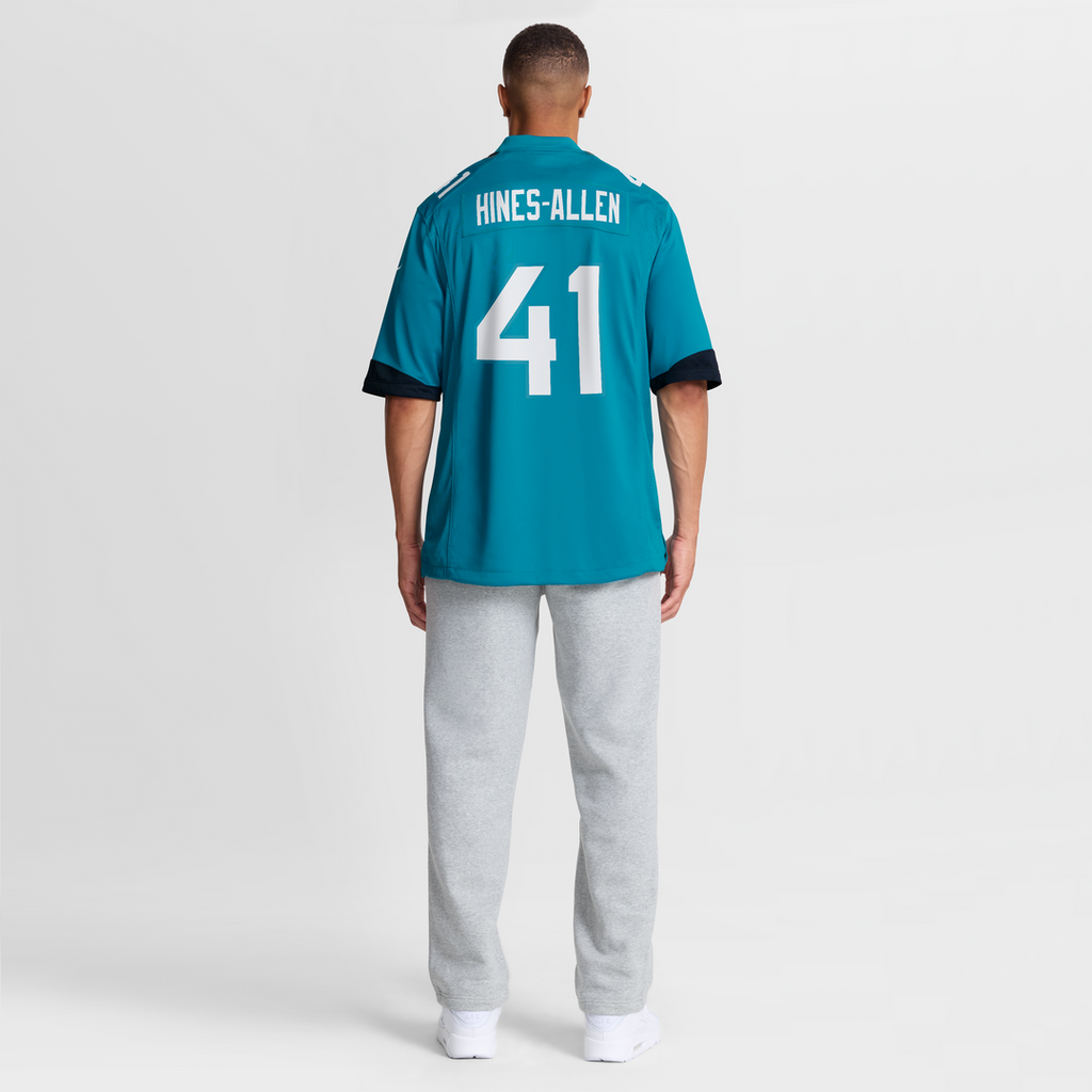 Jacksonville Jaguars Josh Hines-Allen Nike Teal Player Game Jersey