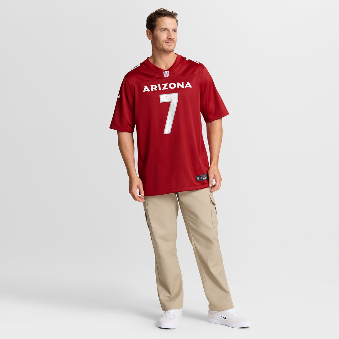 Arizona Cardinals Jacoby Brissett Nike Cardinal Team Game Jersey
