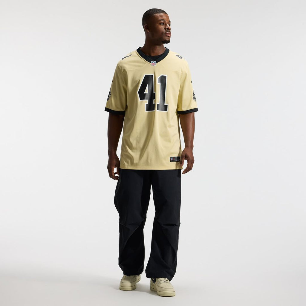 New Orleans Saints Alvin Kamara Nike Black Game Jersey