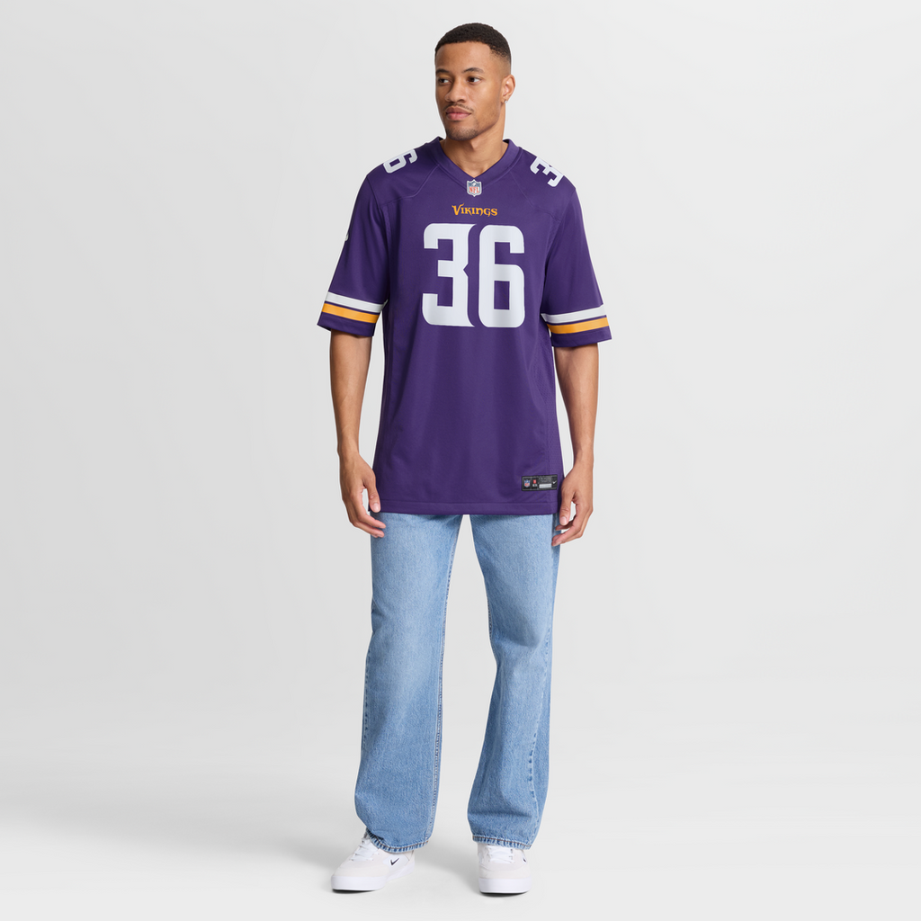 Minnesota Vikings Zavier Scott Nike Purple Team Game Jersey