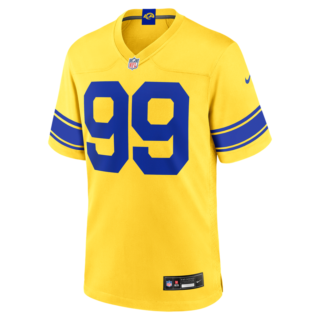 Los Angeles Rams Aaron Donald Nike White Game Jersey